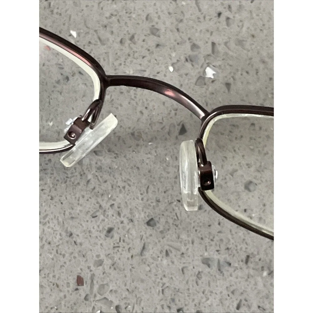 Modern NINJA MATTE BROWN 46-18-135 Metal Full Rim Eyeglasses Frames ONLY Rectang